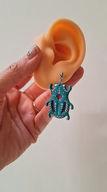 Aretes Mayate