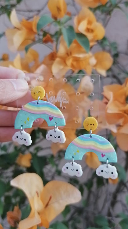Aretes Sweet Rainbow