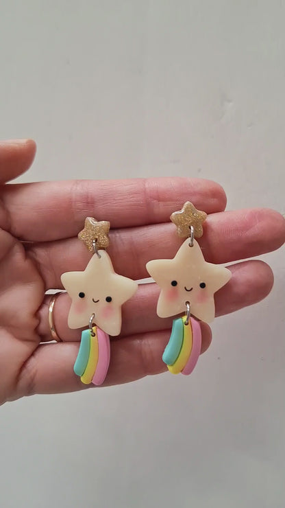 Aretes estrella de los deseos