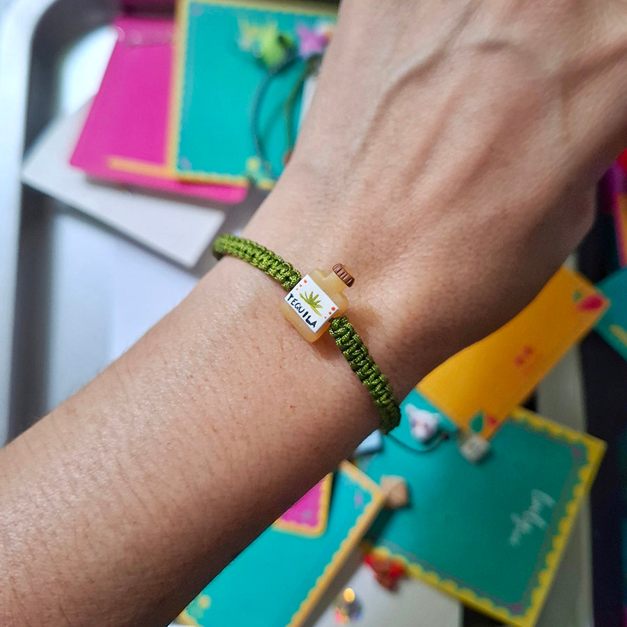 Pulsera tejida tequila