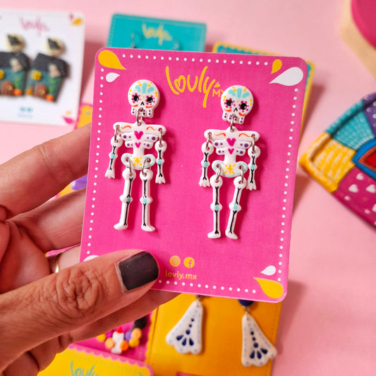 Aretes baila catrina