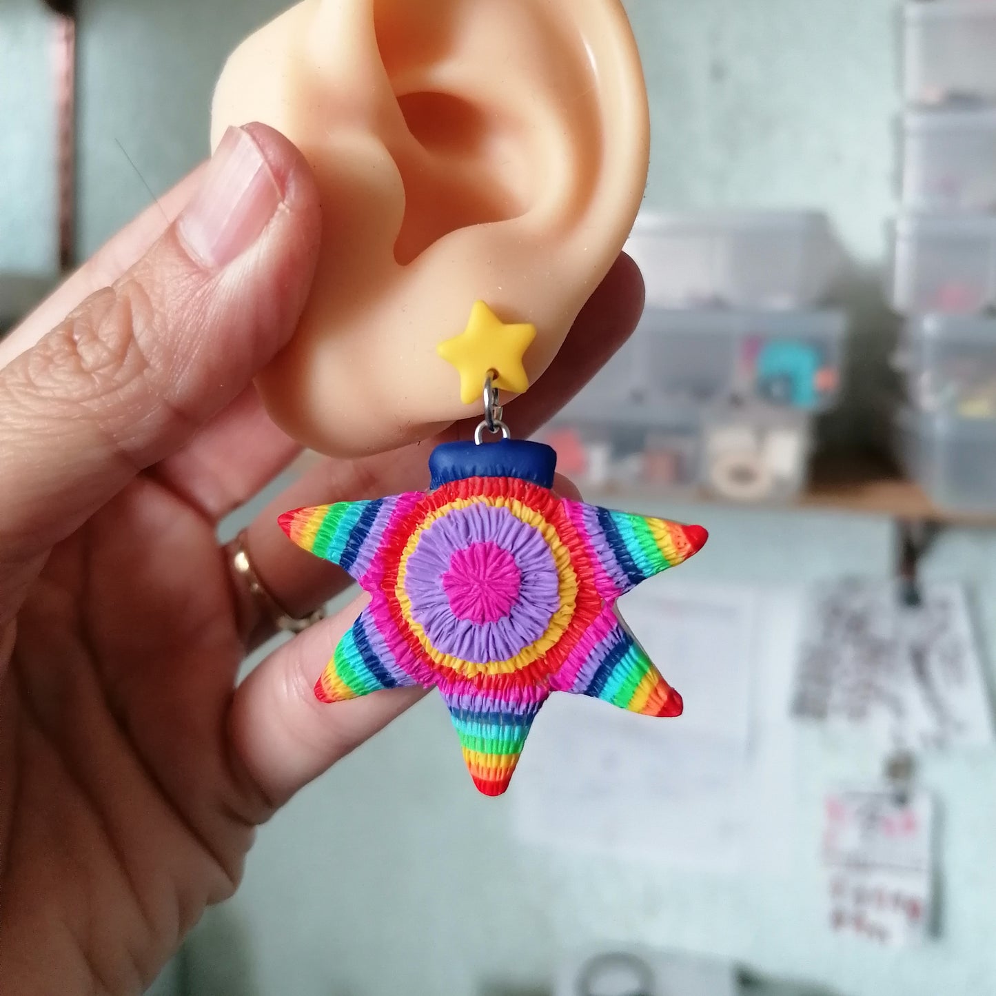 Aretes piñata
