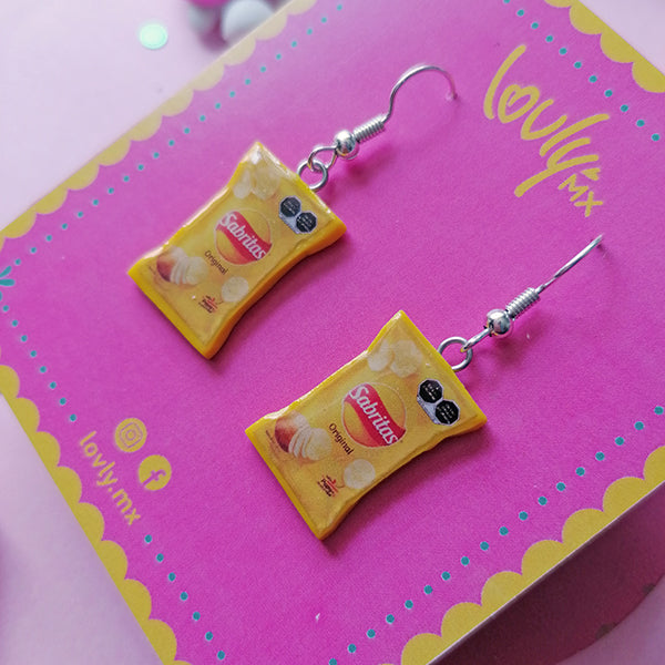 Aretes sabritas