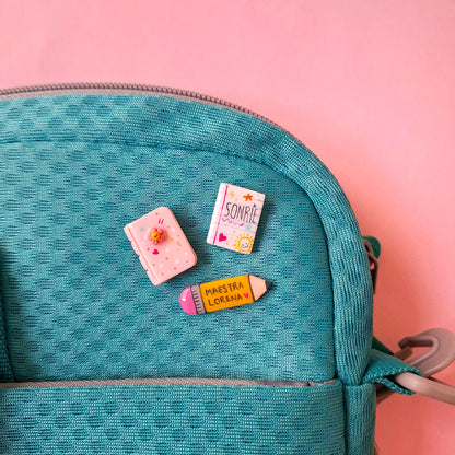 Set pines PERSONALIZABLE para Maestrxs