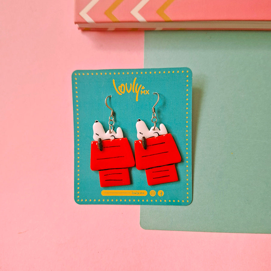 Aretes Snoopy