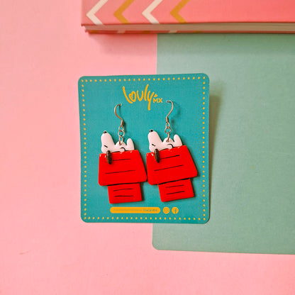 Aretes Snoopy