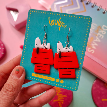 Aretes Snoopy