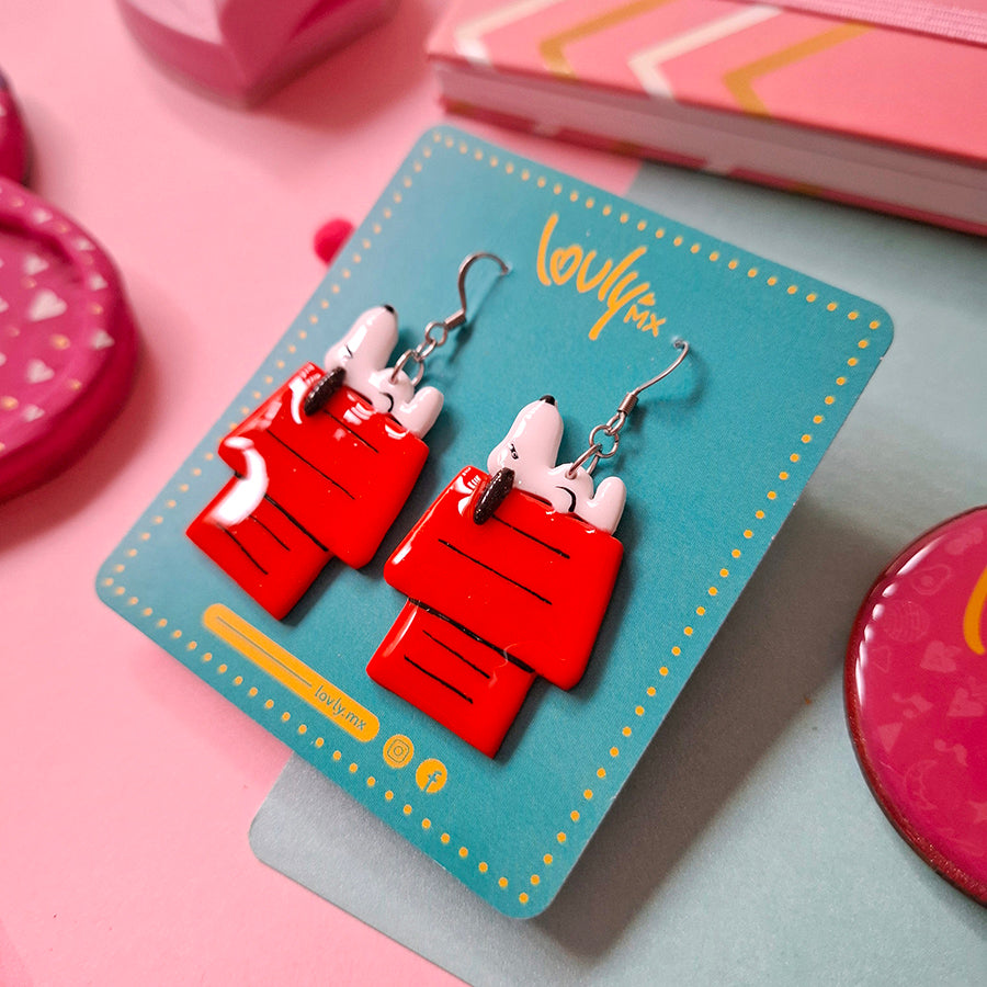 Aretes Snoopy