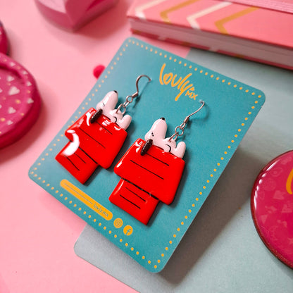 Aretes Snoopy