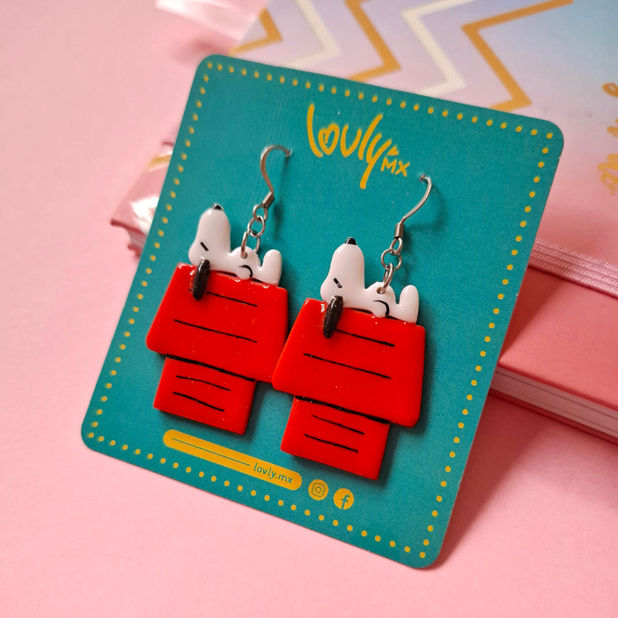 Aretes Snoopy