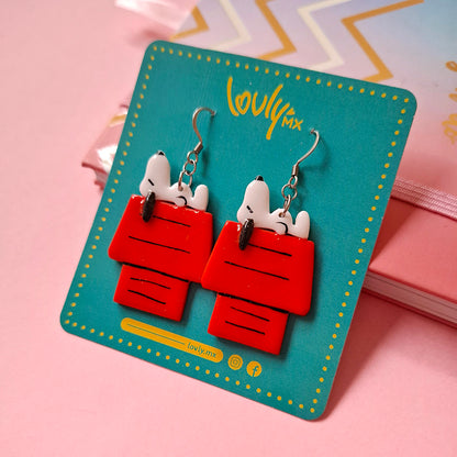 Aretes Snoopy