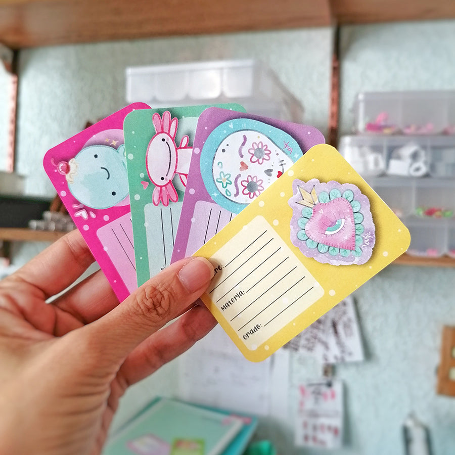 Stickers escolares para imprimir