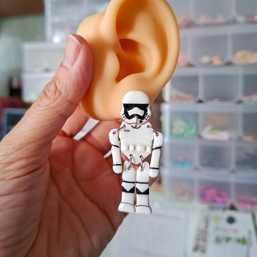 Aretes Stormtrooper bailarin