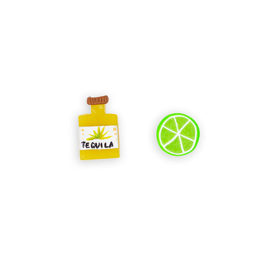 Aretes tequila y limón
